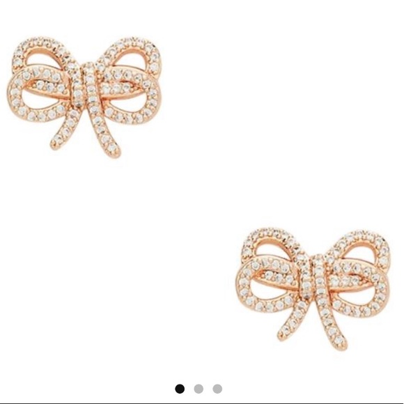 kate spade Jewelry - 💎Kate Spade Bow Meets Girl in Rose Gold💎